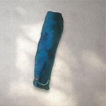 CUELLO, en degrade azul, en lana merino afieltrada, con interior de modal tèrmico, para evitar alergias.