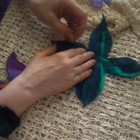 El proceso artesanal detrás de mis pullovers de lana enfieltrada | Artesania Textil