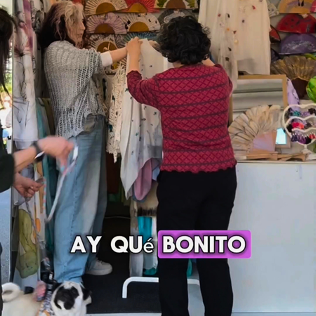 Hoy me he propuesto grabar un vídeo para enseñarte la nueva colección de ropa artesanal en la feria… | Artesania Textil