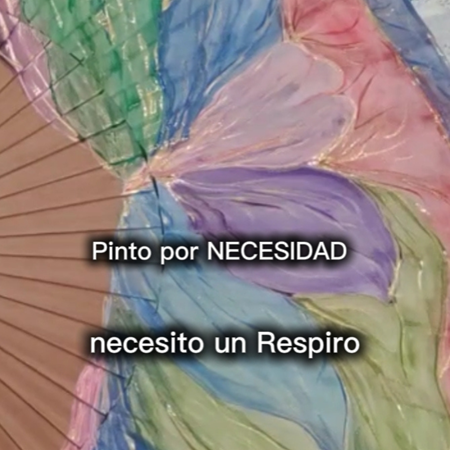 Abanicos pintados a mano: mi respiro en pleno verano | Artesania Textil