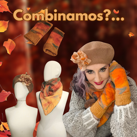 Regalos que abrigan el corazón: mitones, cuellos y boinas hechos a mano en lana merina | Artesania Textil