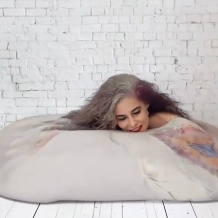 Túnica de seda en shibori: frescura en tonos crudo y arena | Artesania Textil