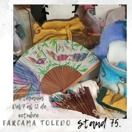 Estamos en la Feria de Farcama artesanía en Toledo | Artesania Textil