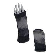 MITON,largo gris con patch bordado en lana merino en tono gris degradé | 2324 | Artesania Textil