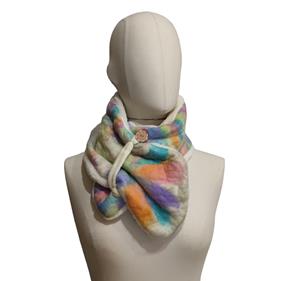 CUELLO, en tonos pastel, en lana merino afieltrada, con interior de modal térmico, para evitar alergias. | 2077 | Artesania Textil